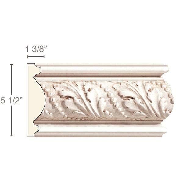 Panel Moulding Acanthus with Pearls #WM8555