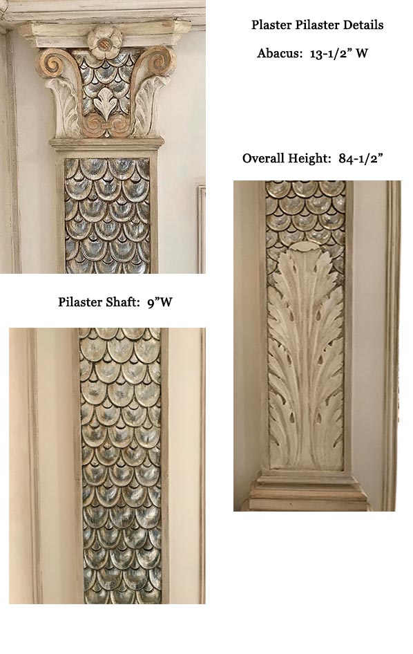Fish Scale Pilaster Details