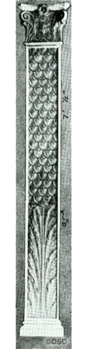 Pilaster Fish Scales rendering