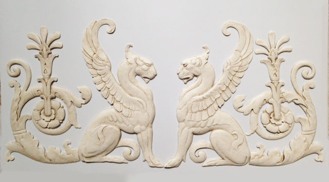Wall Decor Pair of Griffins