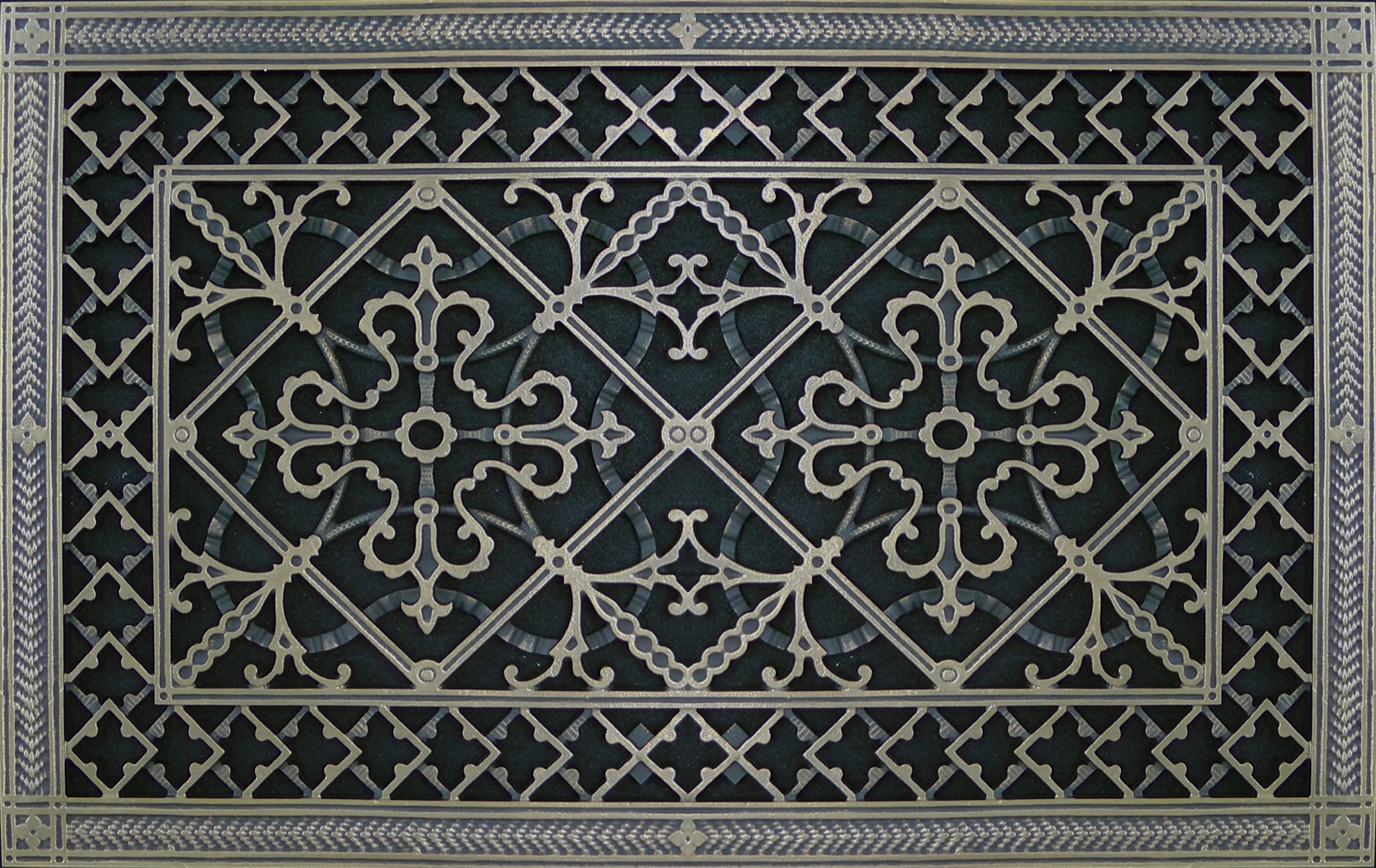 Decorative Vent Cover in Arts and Crafts Style 14" x 24"