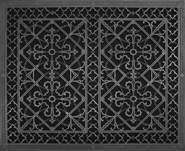 Decorative-grille-arts-crafts-style-24" x 30".