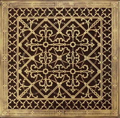 Decorative Vent Cover Arts and Crafts Style 24" x 24"