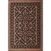 Magnetic Return Air Filter Grille 24" x 16" in Aged Copper Finish.