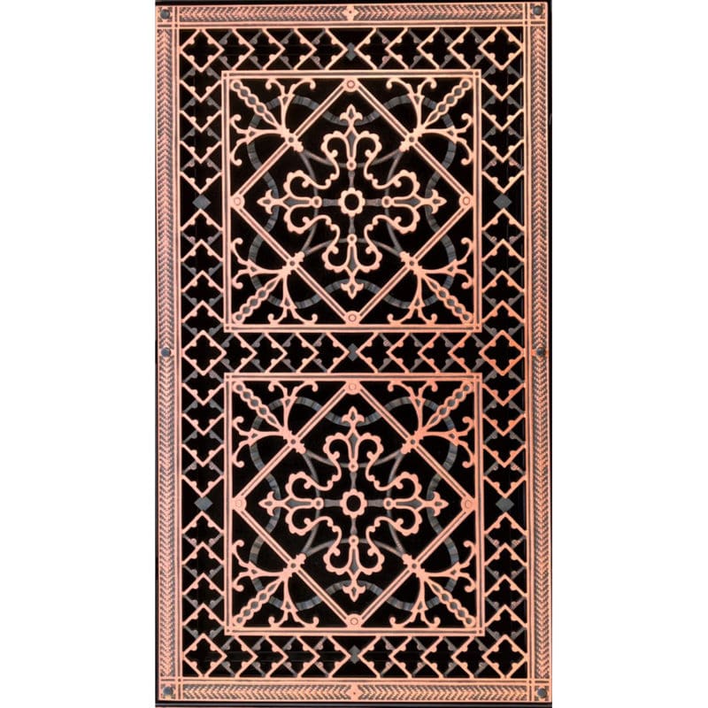 Magnetic Return Filter Grille 30" x 16" in Aged Copper