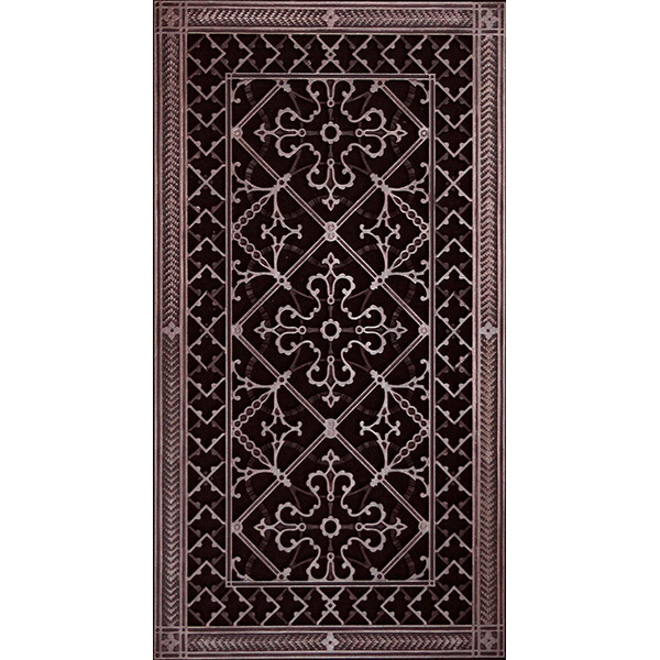Magnetic Return Air Filter Grille 30" x 14" in Rubbed Bronze Finish