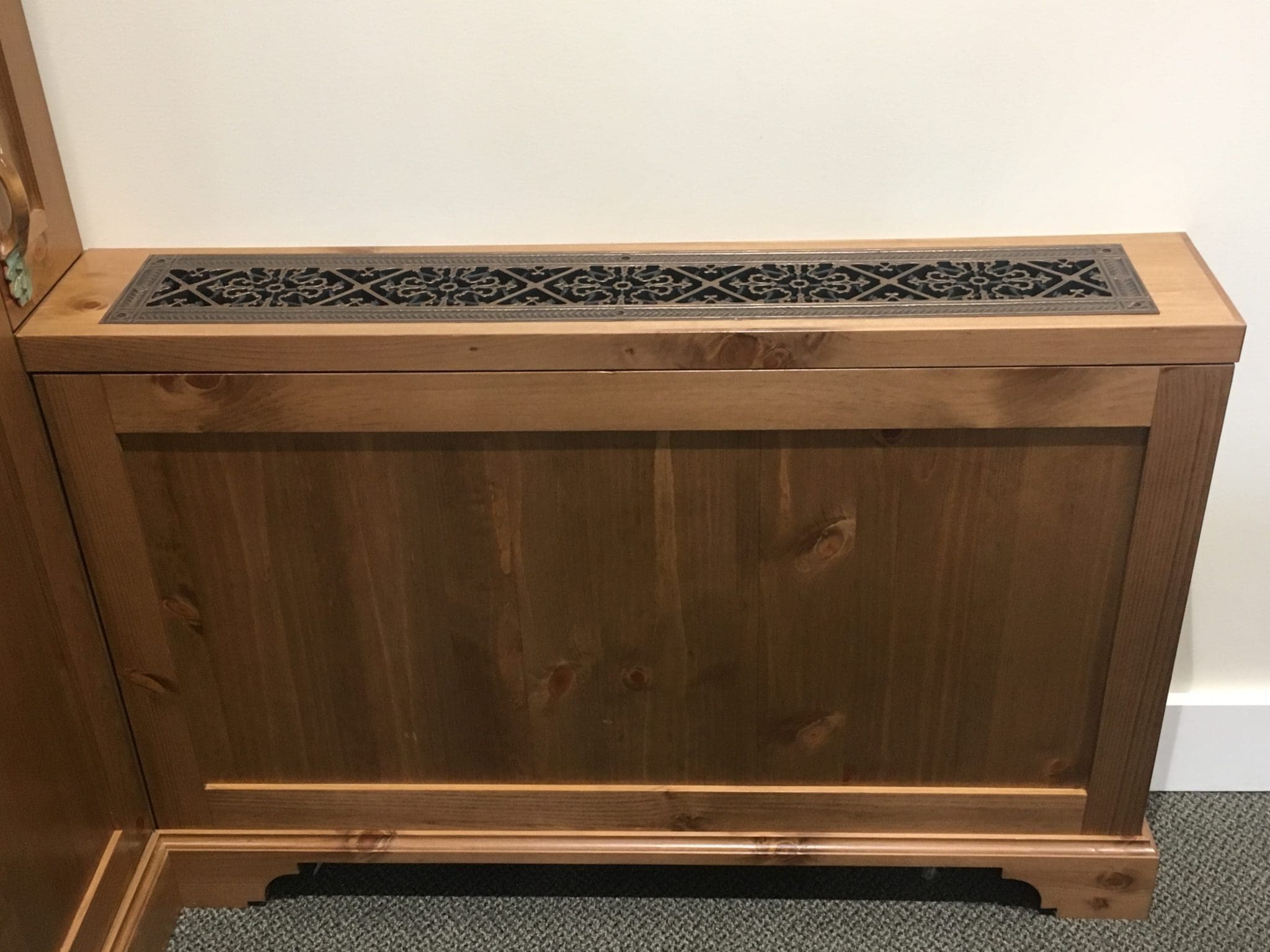 Radiator Cover Grille in Craftsman Style Arts and Crafts.