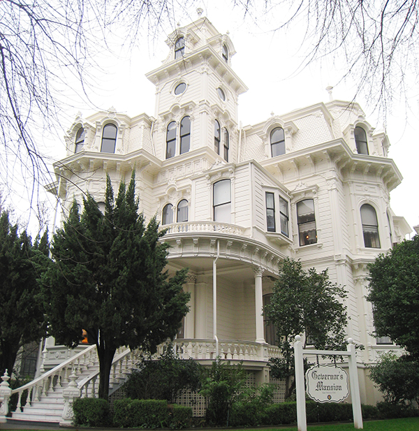 Own work, Public Domain, https://commons.wikimedia.org/w/index.php?curid=97267532Governor's Mansion, Sacramento, California