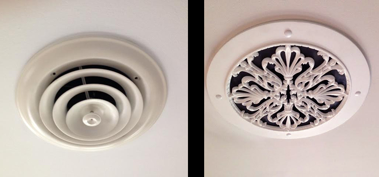 Before exhaust fan after empire vent cover