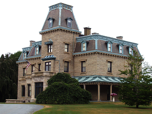 Chateau-Sur-Mer Exterior - Gilded Age Mansion in Newport, Rhode Island