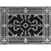 Craftsman style 4" x 6" decorative grille in Nickel finish.