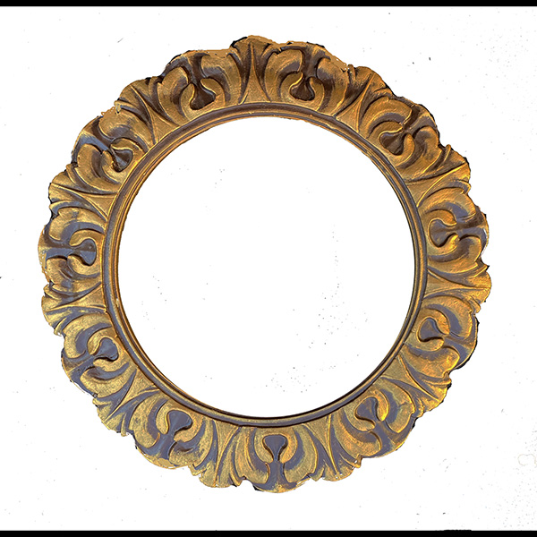 Florentine decorative recessed light trim in Umber Gold finish