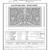 French style Louis XIV decorative grille 14" x 24" Product Spec Sheet